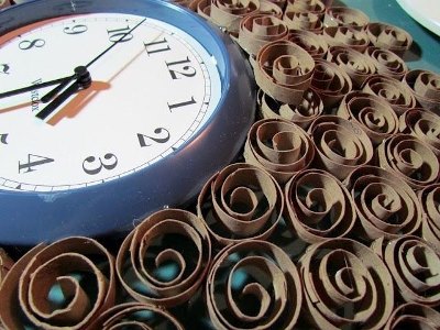 IFARASHA - صنع ساعة جدار من كرتونة لفائف المحارم