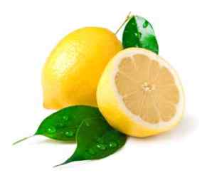 Fresh lemon on white. This file is cleaned, retouched, contains clipping path and is ready to use.
