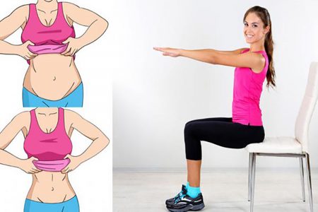 التخلص من دهون الكرش : 5 تمارين تنفذونها وأنتم جالسون في كرسيكم !